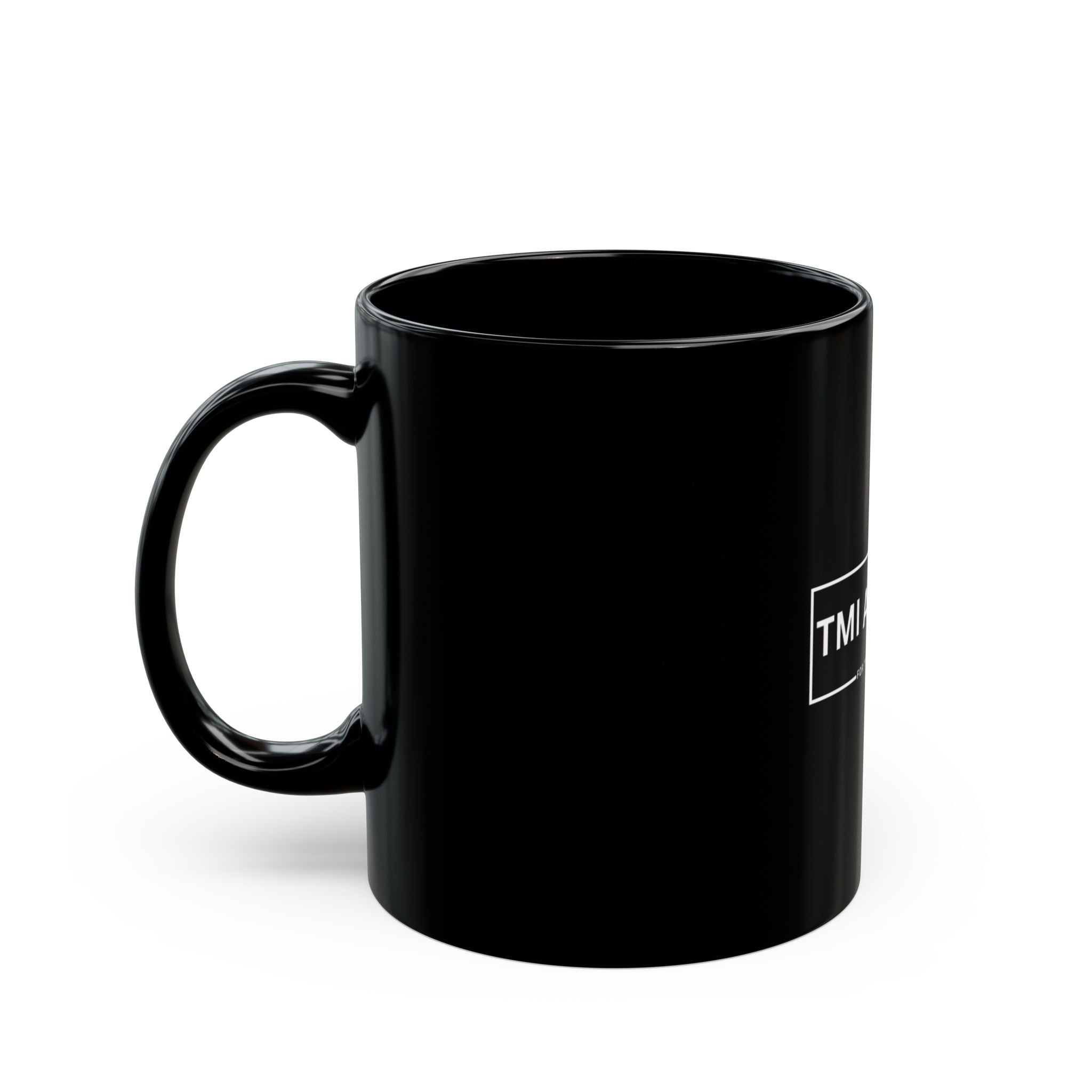 Black Mug with TMI Apparel Logo