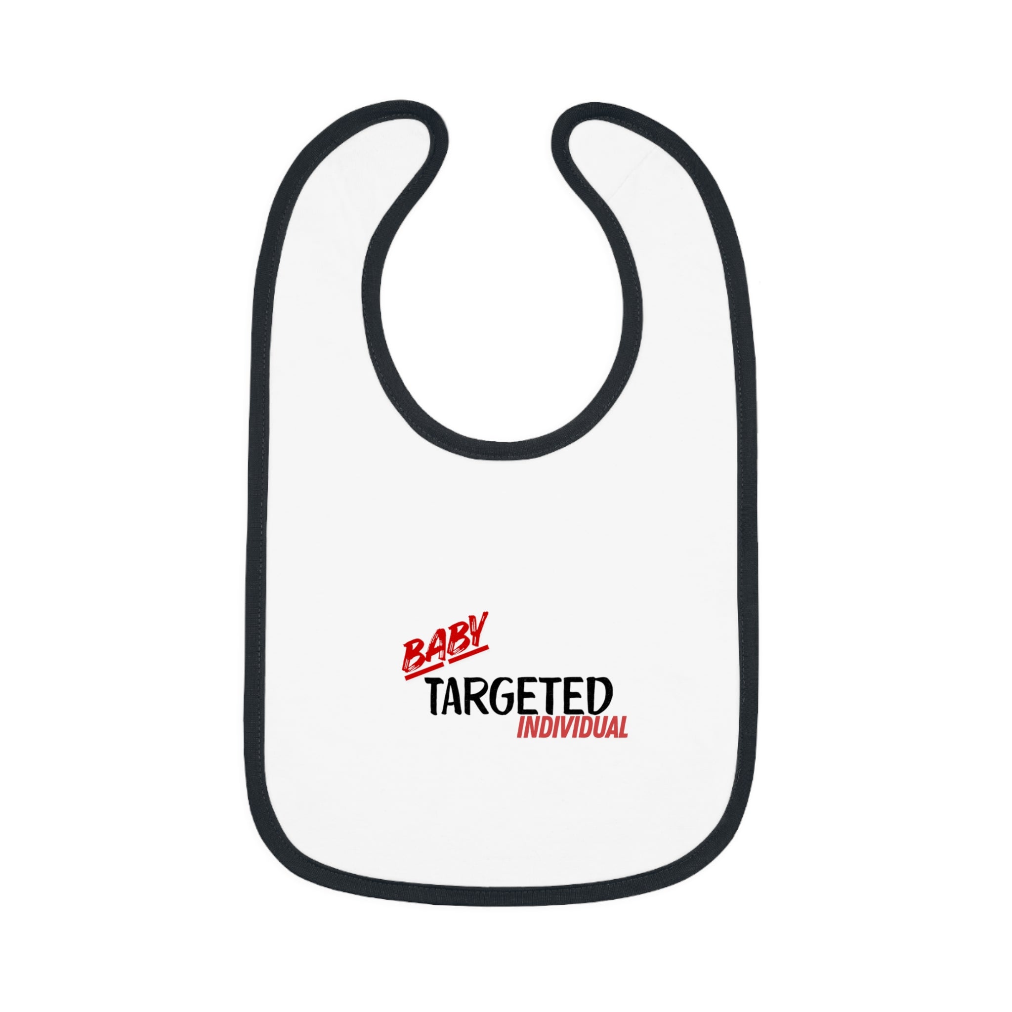 Baby Targeted Individual bib | Contrast Trim Baby Bib