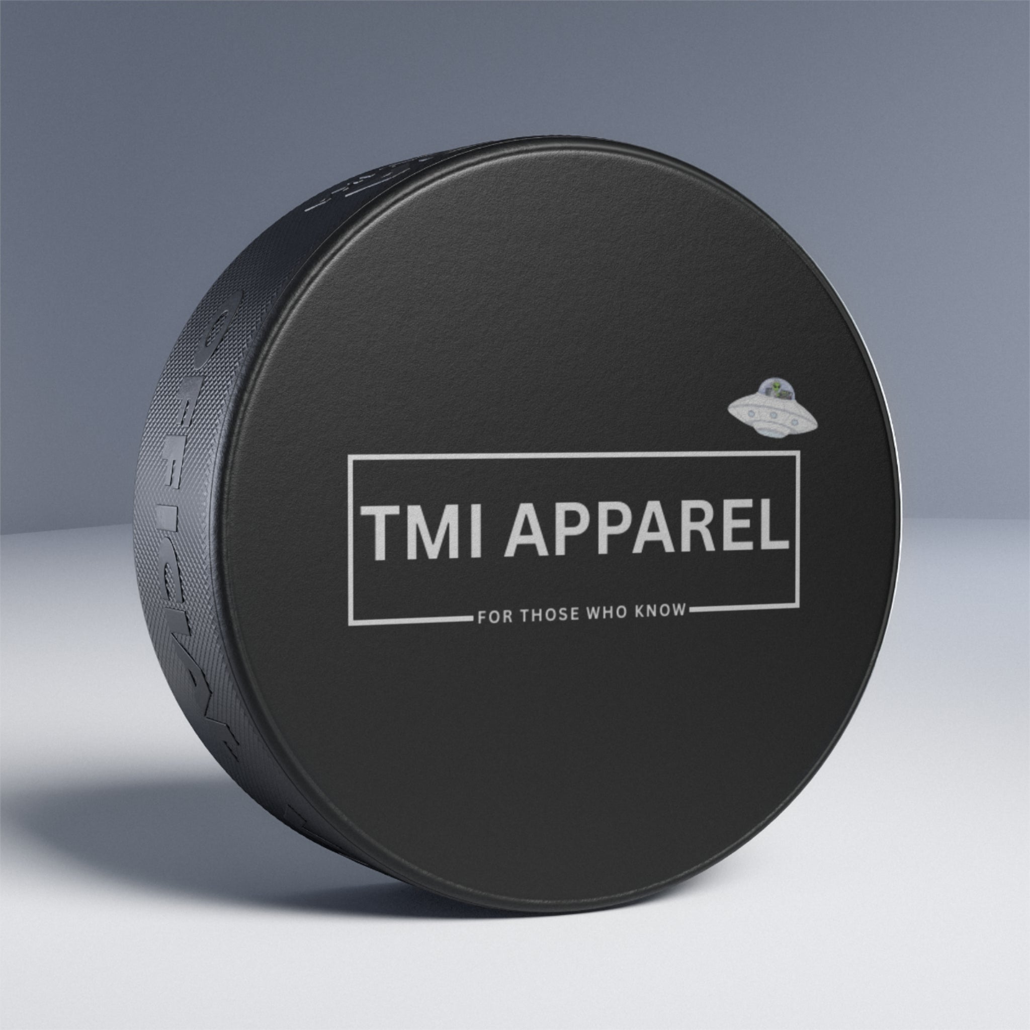 TMI Apparel Branded Hockey Puck — 'For Those Who Know' Logo Puck