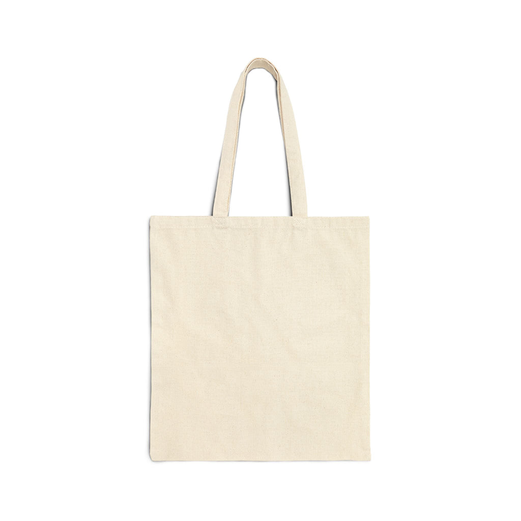 Vintage Photo Tote Bag with Bold Text Quote — 'Future Fucks To Give' Cotton Canvas Tote