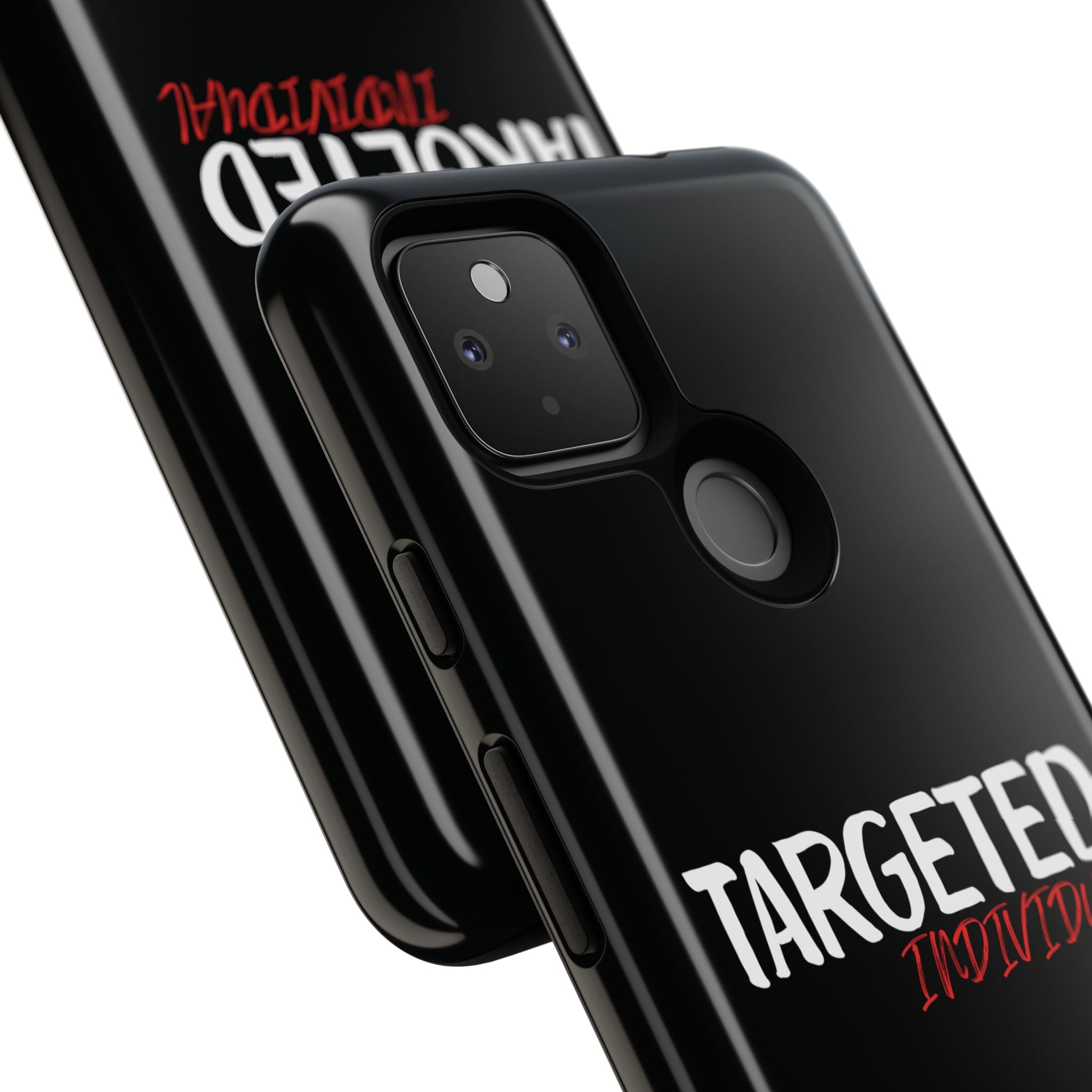 Phone Case — "Targeted Individual" Bold Text Protective Tough Case