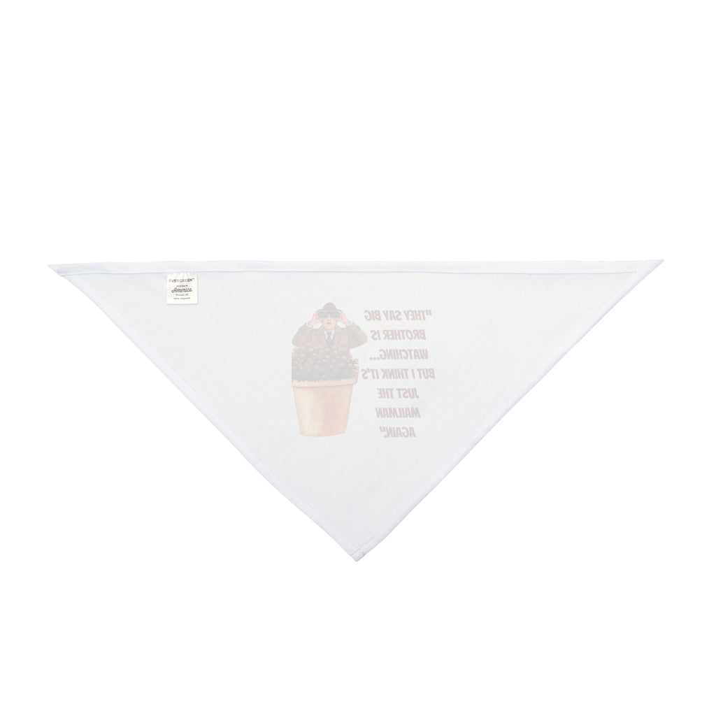 Pet Bandana — Funny 'Big Brother Is Watching' Mailman Design