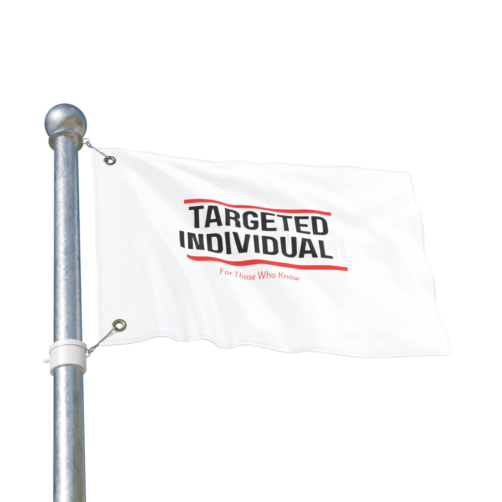 TI #2 Double Sided Flag for Targeted Individuals, Outdoor Decor, Unique Gifts, Awareness Flag, Back Yard Flag, Wall Banner