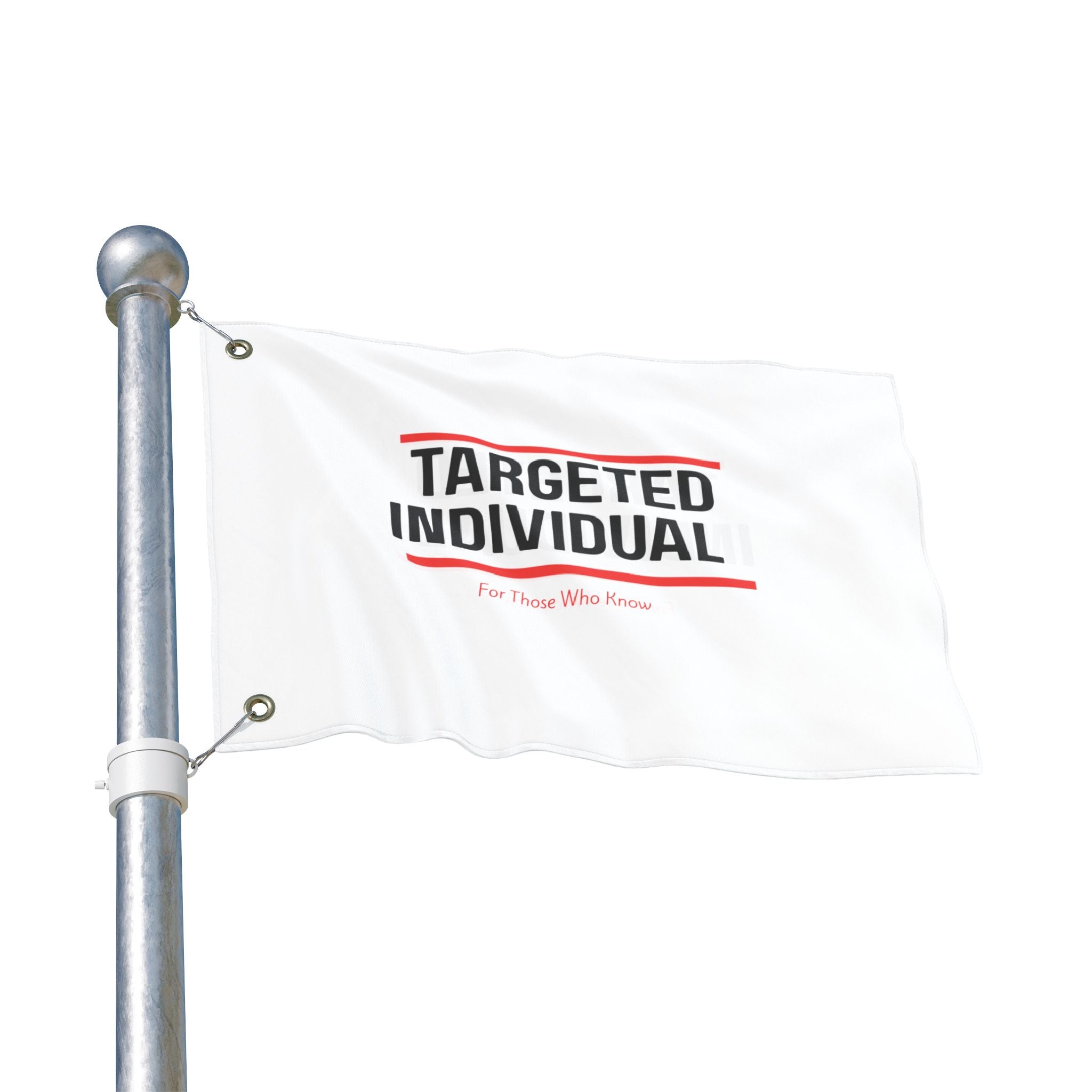 TI #2 Double Sided Flag for Targeted Individuals, Outdoor Decor, Unique Gifts, Awareness Flag, Back Yard Flag, Wall Banner
