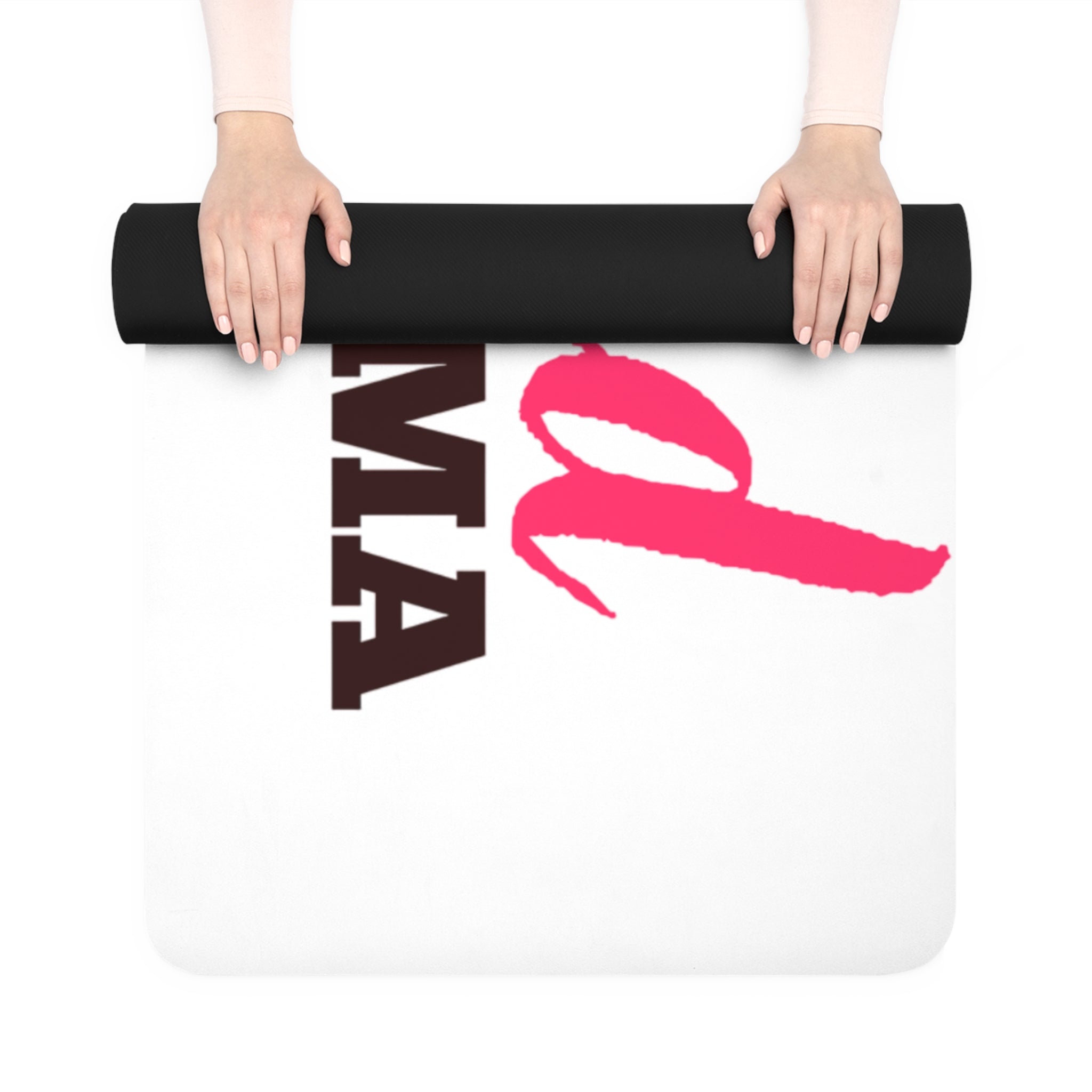 Targeted Mama Rubber Yoga Mat — Non-Slip Fitness Mat for Moms