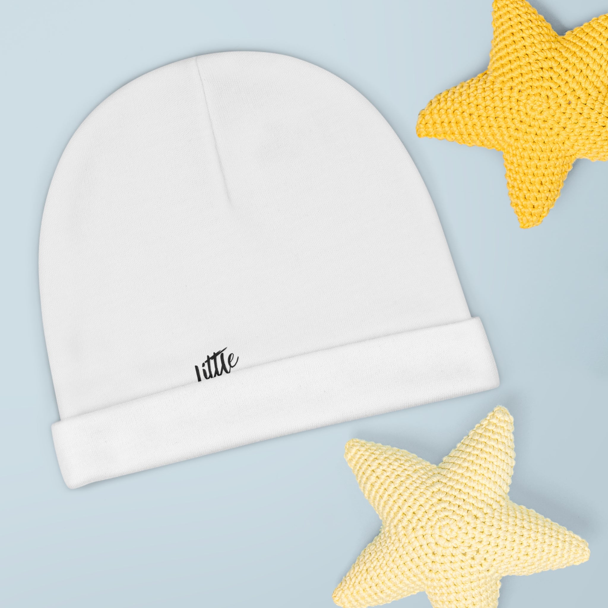 White "Little Targeted Individual" Infant Knit Hat