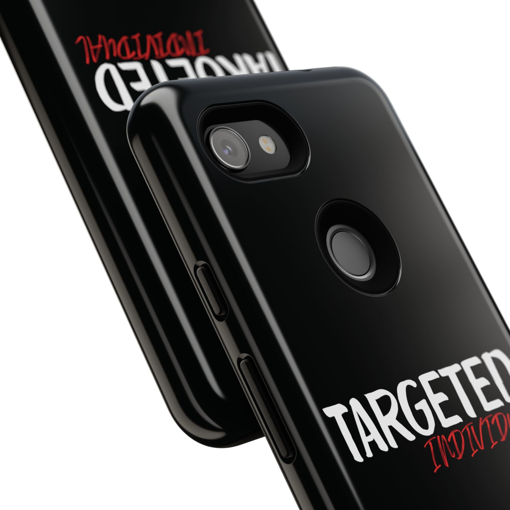 Phone Case — "Targeted Individual" Bold Text Protective Tough Case